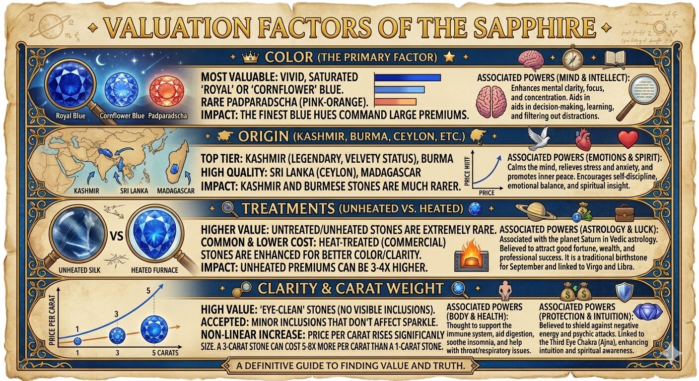 valuation factors of the sapphire